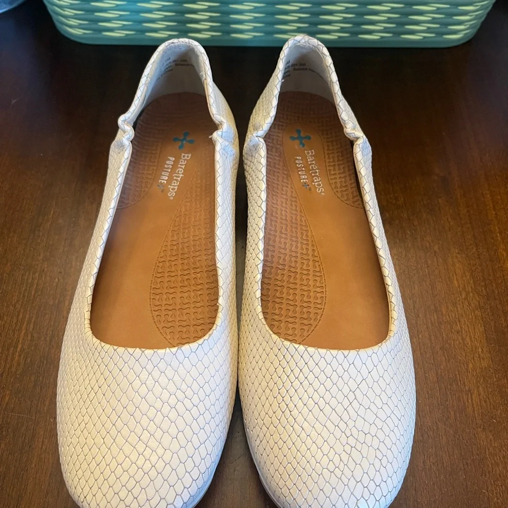 BareTraps ballet flats